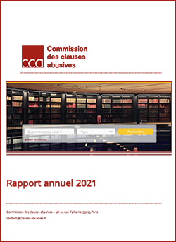 Rapport annuel de la Commission des Clauses Abusives